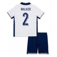 Stroje piłkarskie Anglia Kyle Walker #2 Koszulka Podstawowej dla dzieci ME 2024 Krótki Rękaw (+ szorty)